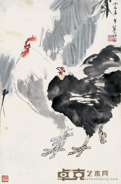 范曾 1976年作 大吉图 镜心 70×46cm