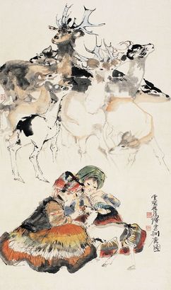 馴鹿圖