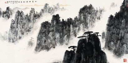 雲海松風圖