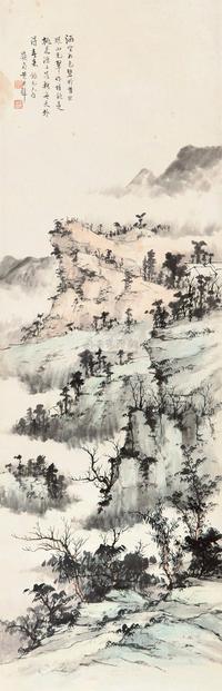 黄君璧 山水 立轴