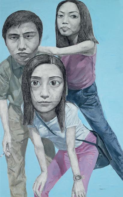 忻海洲 2002年作 变动方向