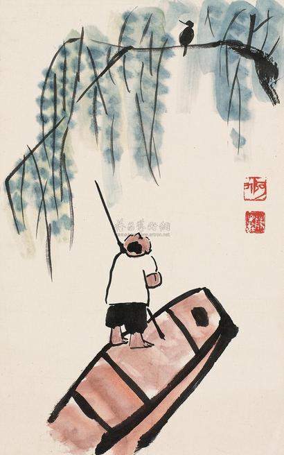 陈子庄 聆听 镜心