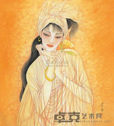 冯长江 夏韵 镜心 91×82cm