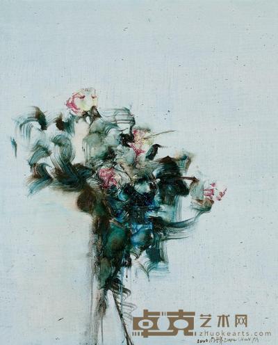 周春芽 2000年作 花 74×60cm