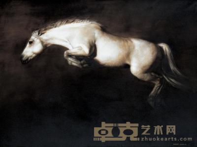 钟庆礼 2009年 马系列·跃 89×120cm