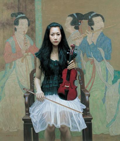 顾致农 2008年 小提琴