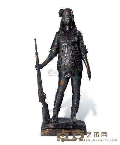 黄河 2009年 持枪者·之二 58.5×10×22cm