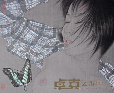 沈宁 2010年作 蝴蝶的歌声 镜心 35×28cm