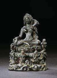 17世纪 青铜雕度母坐像