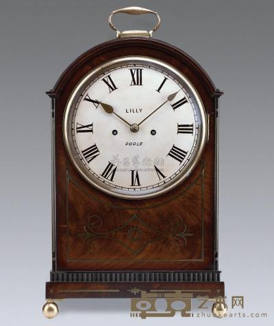 英国“莉莉”手提式壁炉钟 42.8×28×16.5cm