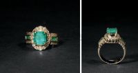 祖母绿宝石戒指