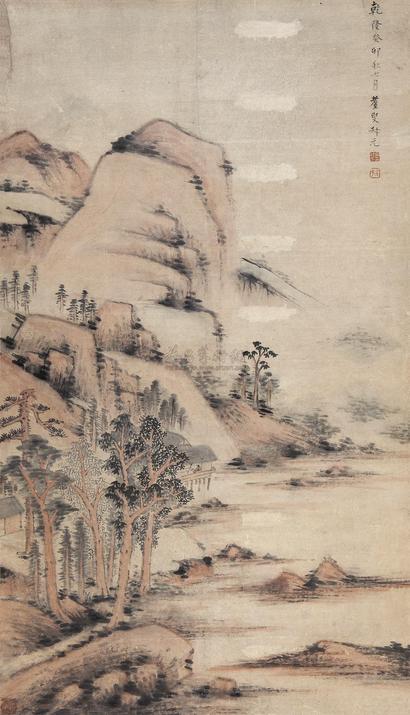 吴叔元 癸卯（1783年）作 山居图 立轴