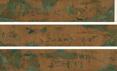 赵伯驹 （款） 瑶台祝寿图 手卷