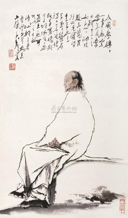 王子武 曹雪芹 镜心