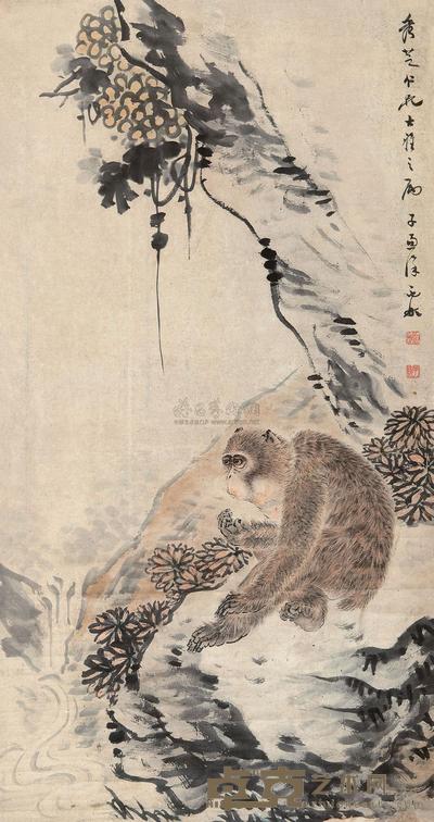 徐子兼 封侯图 镜心 87×46.5cm
