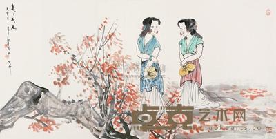 姚江进 袅袅秋风 镜心 137×70cm