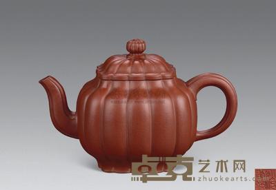 沈建强 菊芳壶 高11.5cm