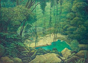 连建兴 1992年作 草山行旅