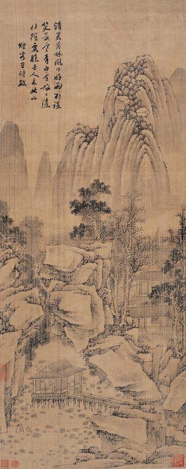 王时敏 山水 立轴
