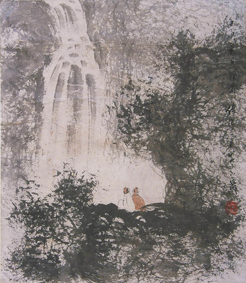 傅抱石 山水