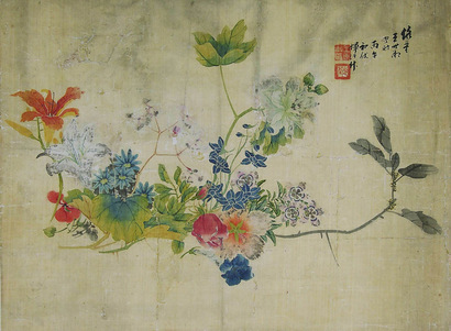 赵云壑 花卉