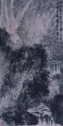 傅抱石 山水