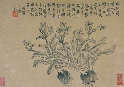 金农 水仙
