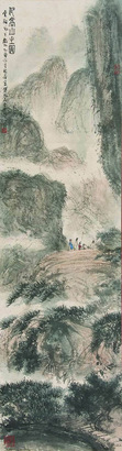 傅抱石 山水