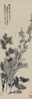 吴东发 1798年作 群英拱寿 镜片