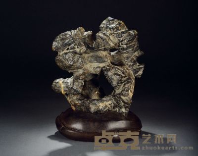 清·靈璧供石 高：31.8cm