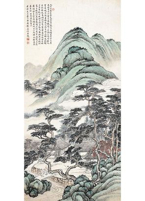 松谷幽居图