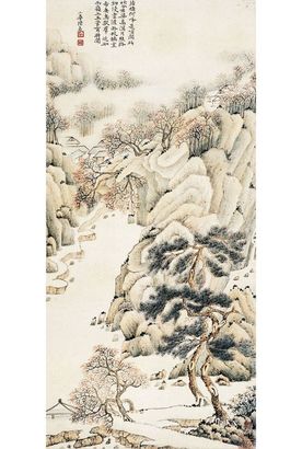 春山云岫图