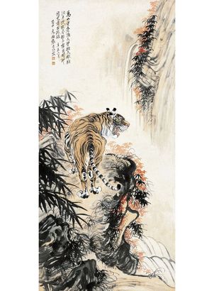 山谷雄风图