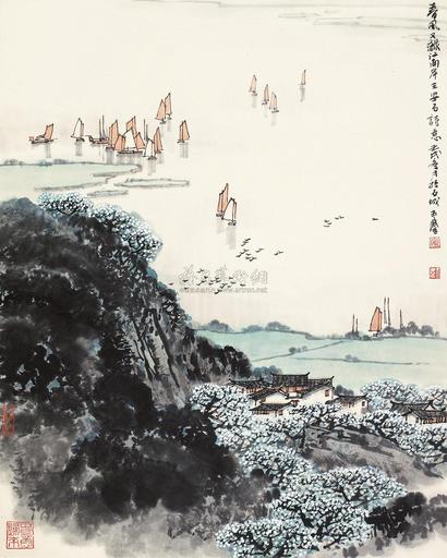 宋玉麟 春风江南 立轴