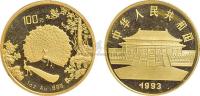 1993年孔雀1盎司金币1枚