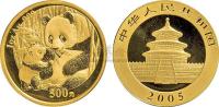 2005年熊猫1盎司金币一枚