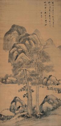 李流芳 1623年作 山水 立轴