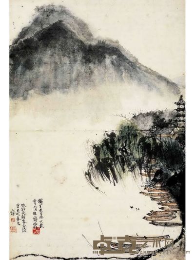 玄武春色图 72×49.5cm