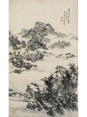 寒山秋霽圖