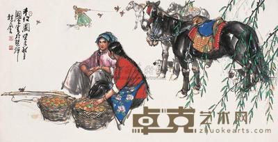 史国良 癸未（2003年作） 丰收图 镜心 69×138cm