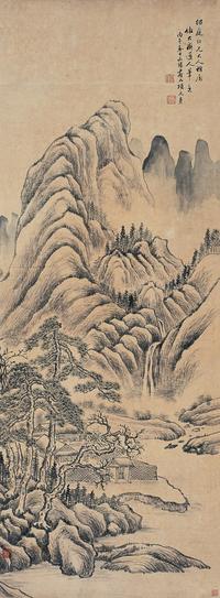 项文彦 丙午（1906年）作 山水 立轴