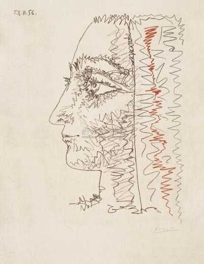 巴勃罗·毕加索 1956年 自画像