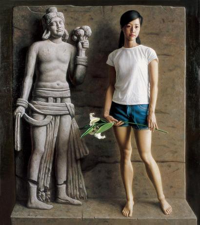 顾致农 2009年 百合