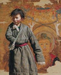 顾致农 2006年 西藏小孩