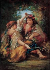 路易斯·迪弗德 19世纪 土耳其女人
