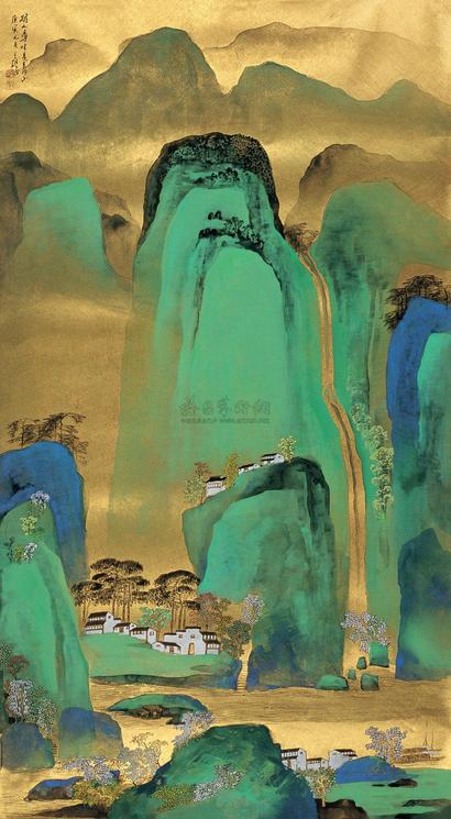 蔡天雄 庚寅(2010)年作 溪山松壑