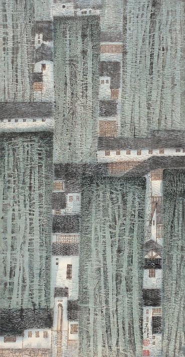 蔡天雄 江南水乡 立轴