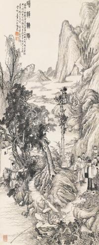 王寉 辛未（1931）年作 磻溪渔隐 立轴