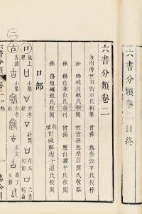 清·傅世壵辑 六书分类十二卷首一卷