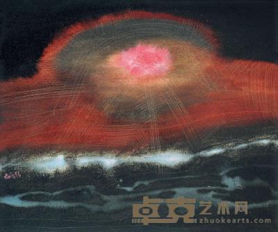 王劼音 1996年作 极地之光 80×100cm